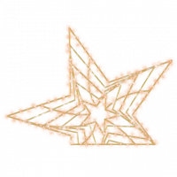 Звезда золотая -1,5м