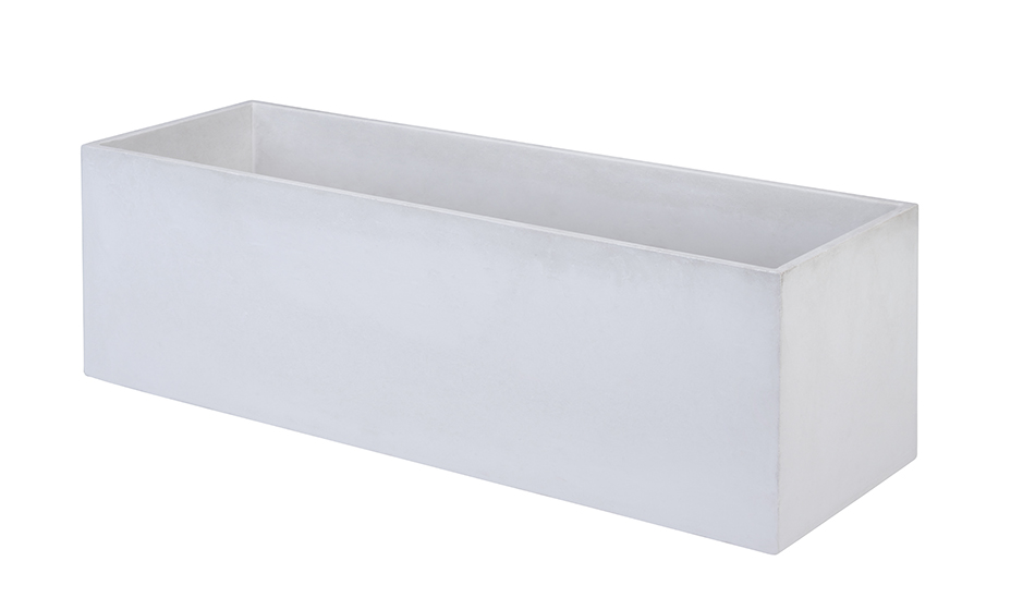 Кашпо из фибробетона для цветов RETKUBE 120 (120x40x45)