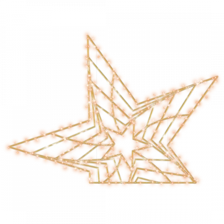 Звезда золотая -1,5м