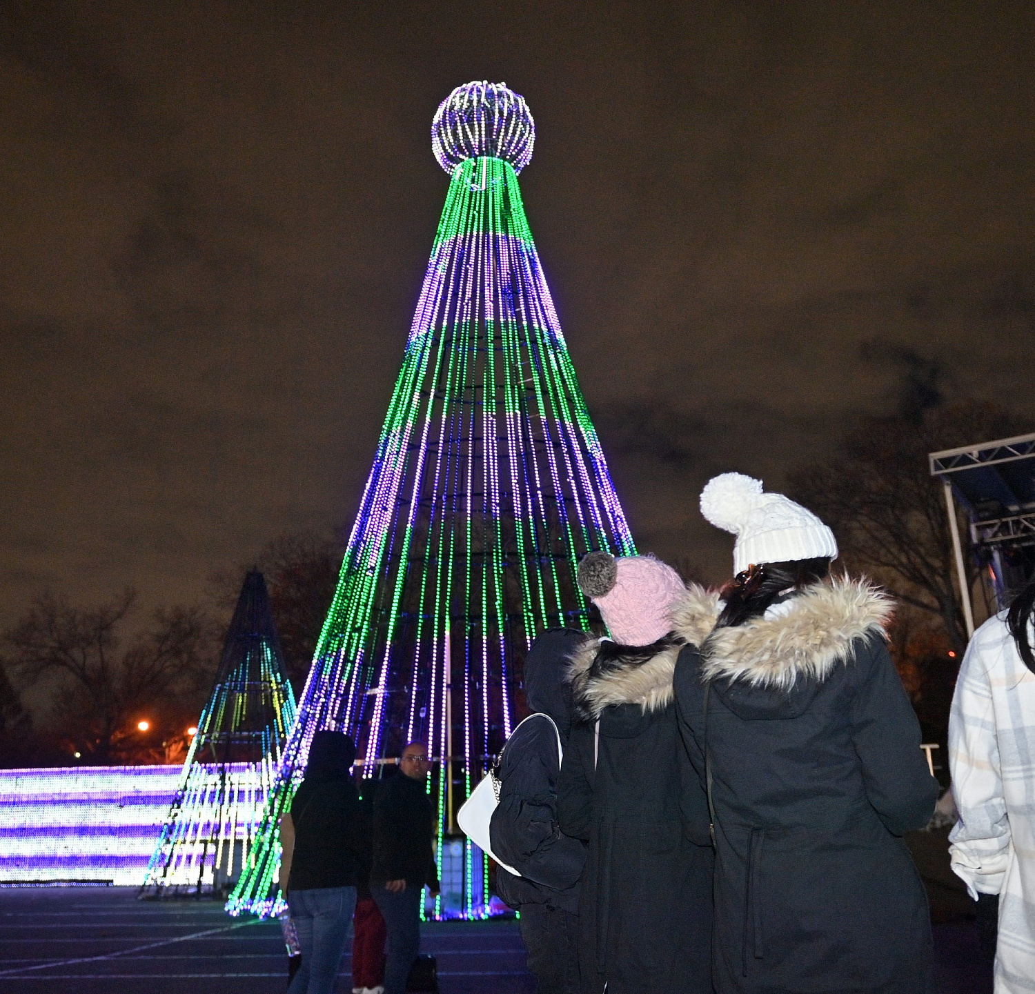 Световое дерево Елка новогодняя RGB «Мега»